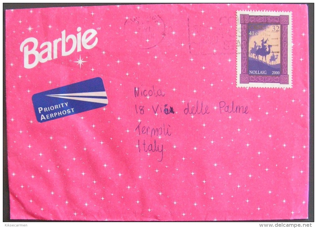 BARBIE Barby DOLL Dolls BAMBOLA Girl Child Children Beauty Letter Used COVER - Poupées