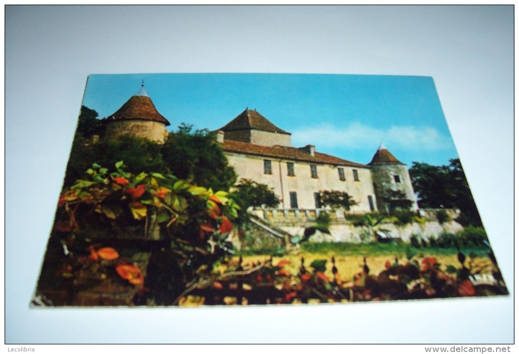 CHATEAU DE CAIX XVII SIECLE PROPRIETE DE SA MAJESTE LA REINE DE DANEMARK  LE 23 09 1976 - Luzech