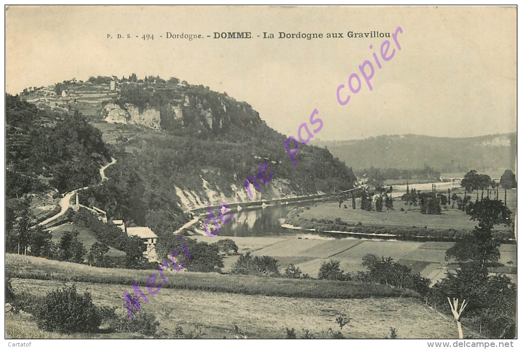 24.  DOMME .  La Dordogne Aux Gravillou . - Sonstige & Ohne Zuordnung