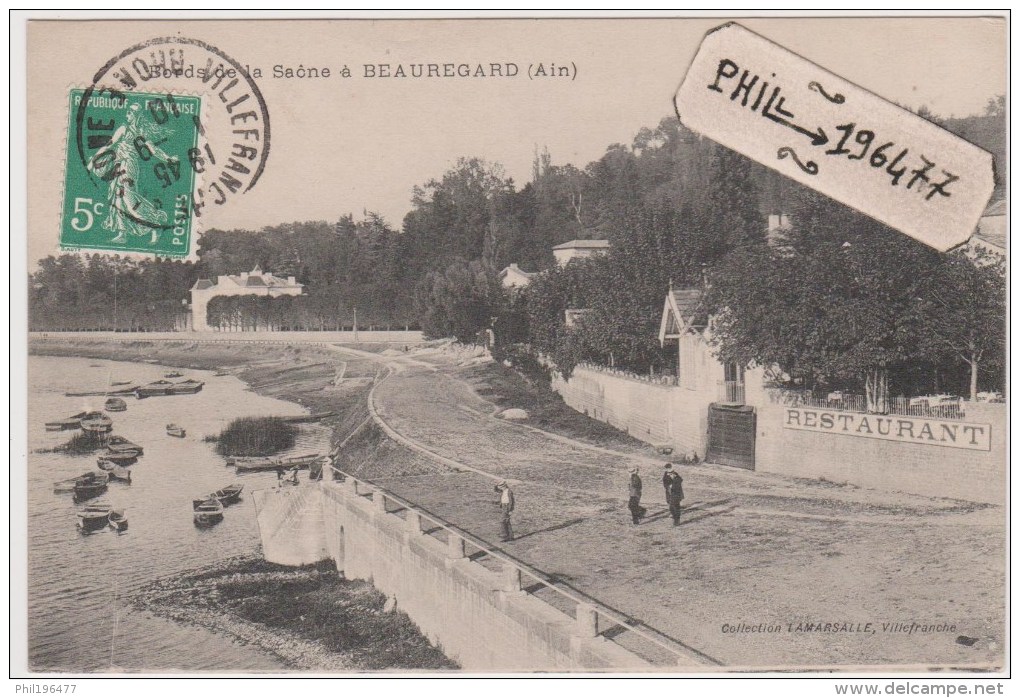 01 Beauregard - Cpa / Bords De La Saône. - Unclassified