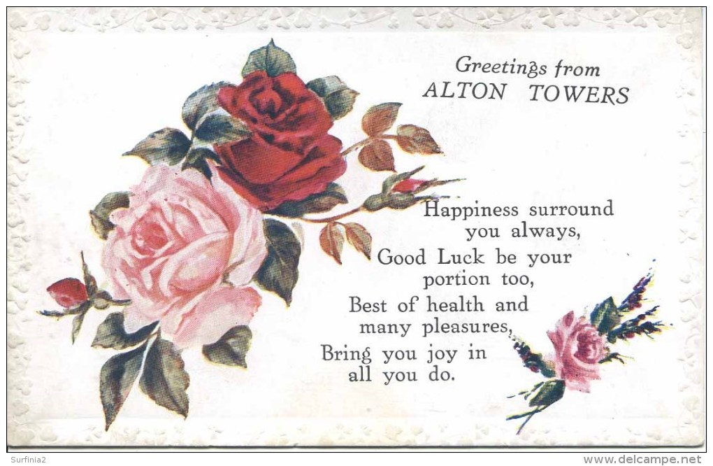 STAFFS - ALTON TOWERS - GREETINGS FROM St191 - Sonstige & Ohne Zuordnung