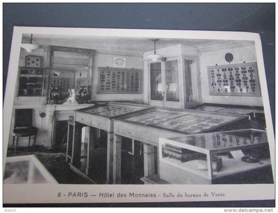 Paris Hôtel Des Monnaies Salle Du Bureau De Vente - Munten (afbeeldingen)