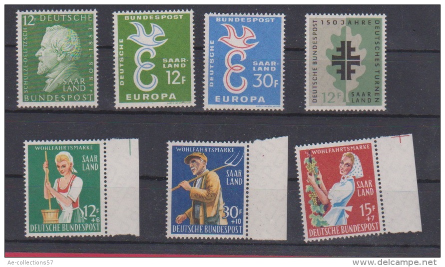 SARRE //  Lot De Timbres  //  N 419-420-421-422-424-425-426 //  Neufs  ** - Collections, Lots & Séries