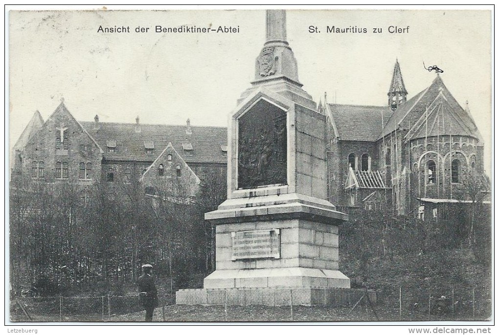 Clervaux (Klierf) - Ansicht Der Benediktiner-Abtei (ca. 1910) - Clervaux