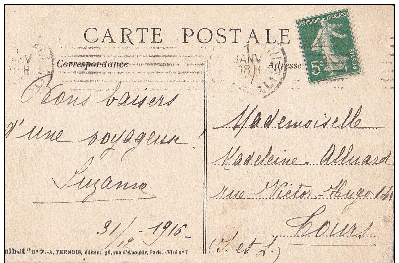 CARTE POSTALE  MILITARIA POULBOT  N° 7. RECTO VERSO - Autres & Non Classés