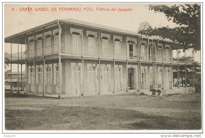 9 Santa Isabel De Fernando Poo Edificio  Del Juzgado  Foto Thomas Barcelona - Guinea Ecuatorial