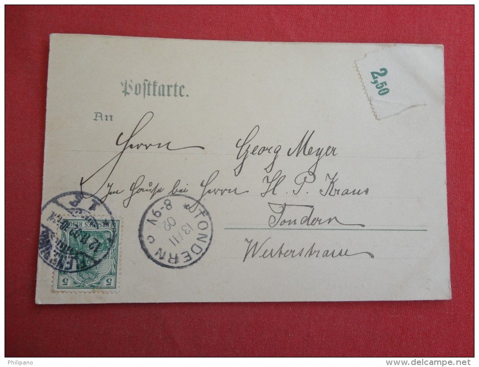 Germany > Schleswig-Holstein> Gruss Aus  Flensburg  Has Germany Stamp & Cancel -ref 1351 - Flensburg