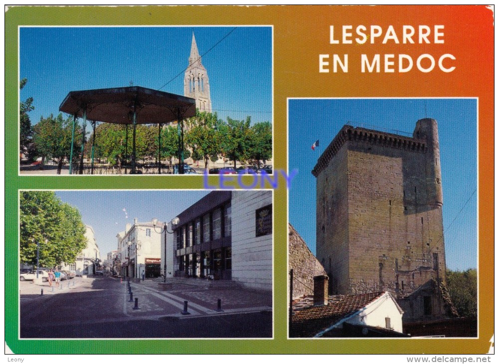 CPM De LESPARRE - MEDOC (33) - Vues Diverses - Lesparre Medoc