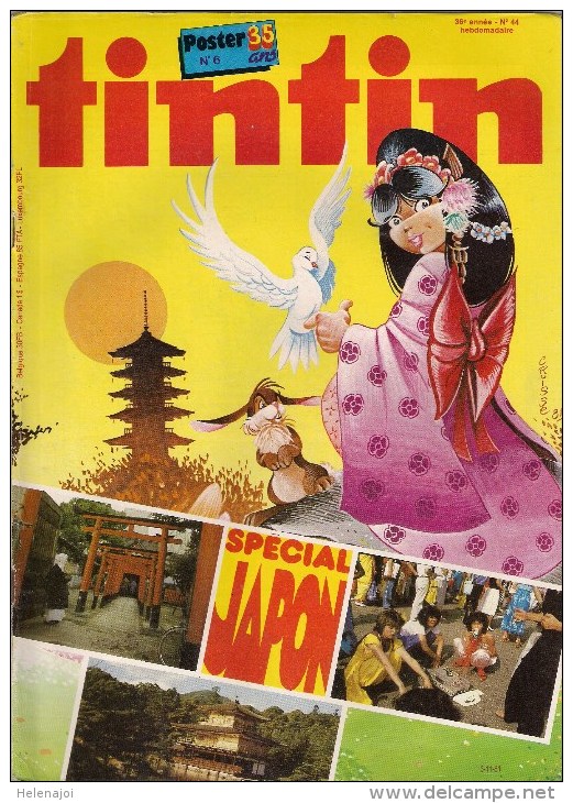 Tintin 36 ème Année N° 44 - Tintin