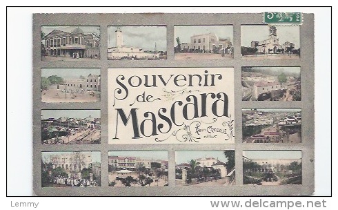 ALGÉRIE - MASCARA -  SOUVENIR MULTIVUES  - CPA - Tlemcen