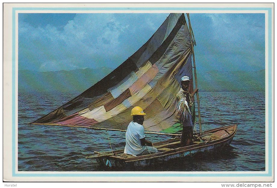 Dominicanische Rep. - Fisherman - Nice Stamp - Dominicaine (République)