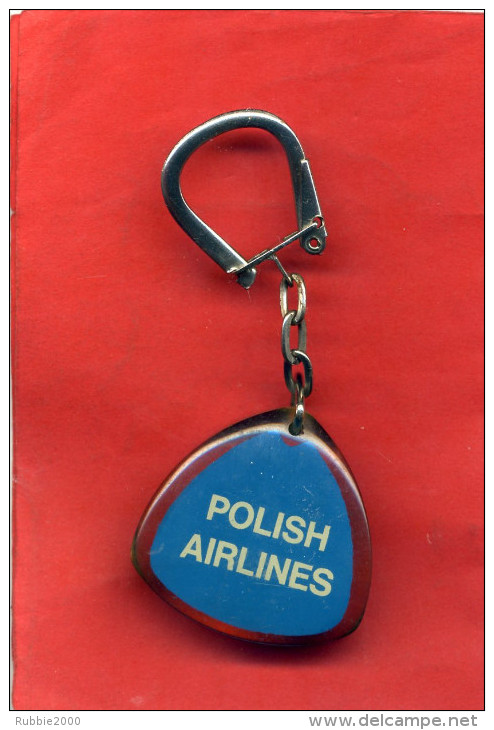 PORTE CLEFS LOT POLISH AIRLINES LIGNES AERIENNES POLONAISES POLOGNE - Advertisements