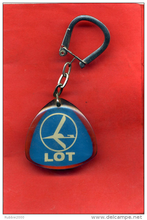 PORTE CLEFS LOT POLISH AIRLINES LIGNES AERIENNES POLONAISES POLOGNE - Publicités