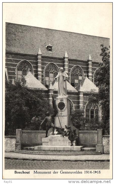 BELGIQUE - ANVERS  - BOECHOUT - BOUCHOUT - Monument Der Gesneuvelden 1914-1918. - Böchout
