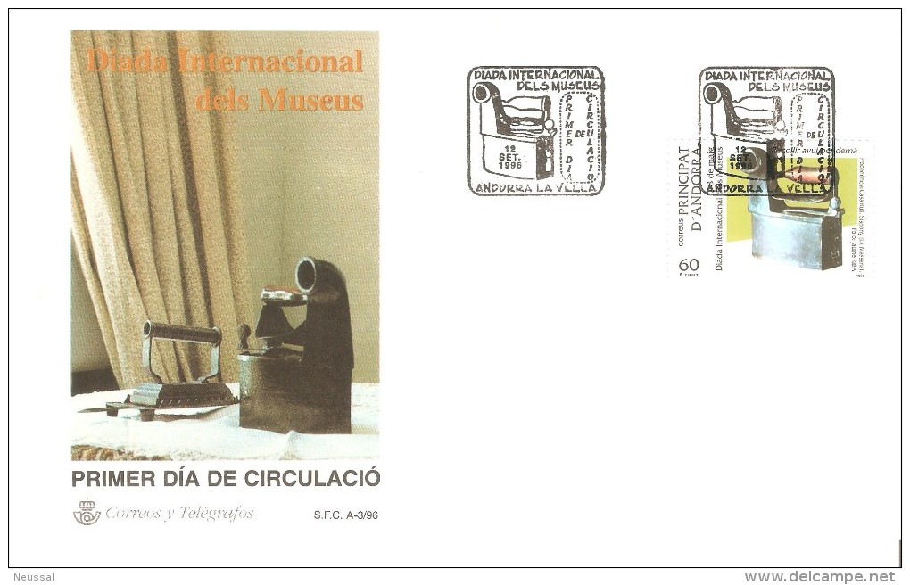 Sobre De Primer Dia De 1996 Dia De Los Museos - Covers & Documents