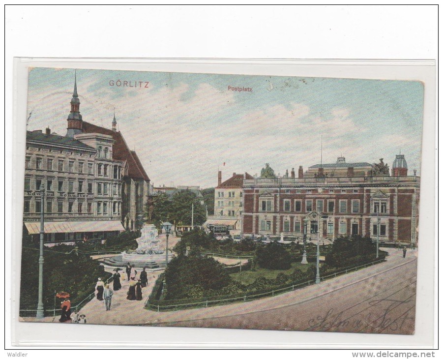 GÖRLITZ  -  POSTPLATZ  1905 - Goerlitz