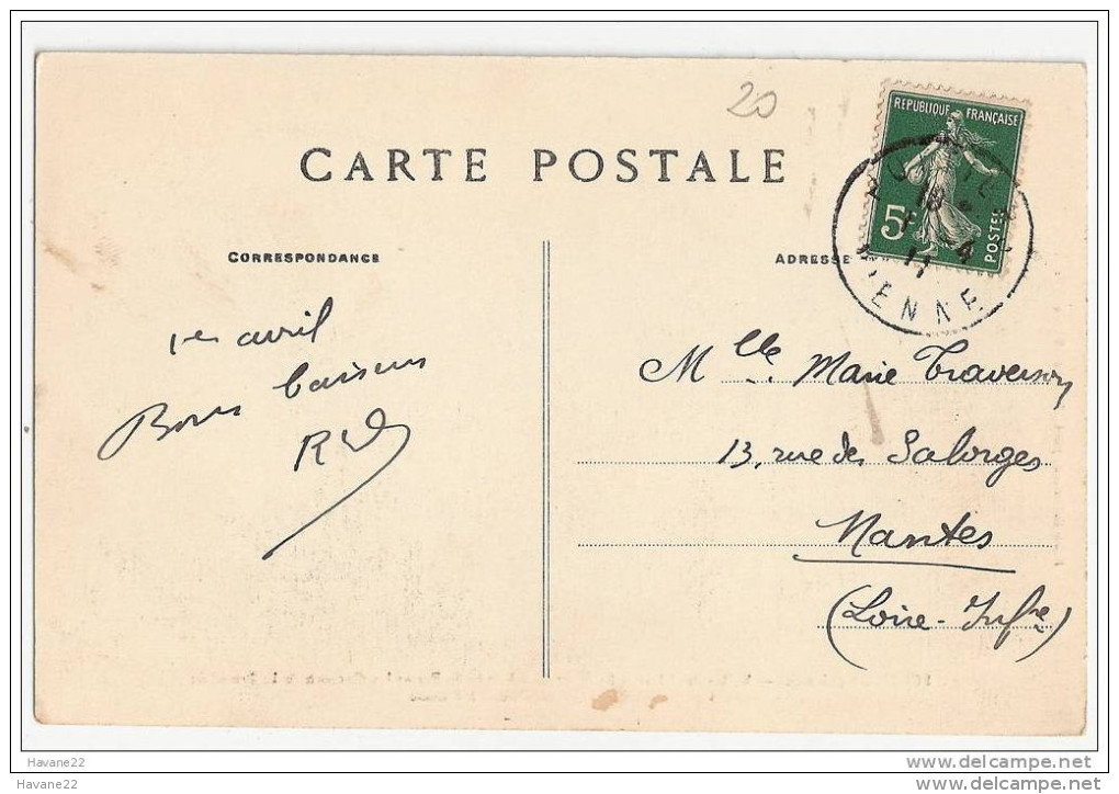 F954  86 POITIERS VALLEE DU CLAIN LE PONT DU CHEMIN DE FER ET LES COTEAUX DE LA TRANCHEE 1911 TIMBRE CACHET - Poitiers