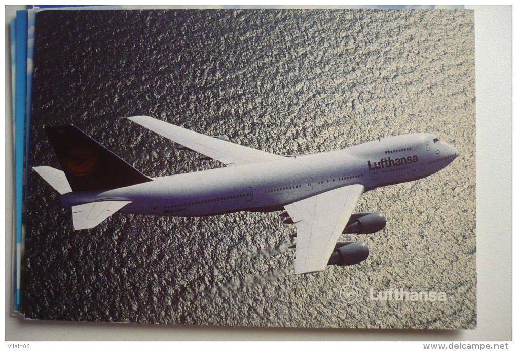 AIRLINE ISSUE / CARTE COMPAGNIE      LUFTHANSA     B 747 200 - 1946-....: Moderne