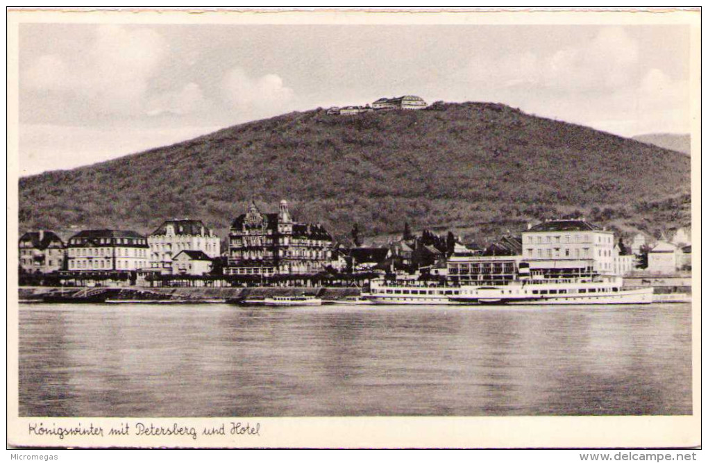 Königswinter Mit Petersberg Und Hotel - Koenigswinter