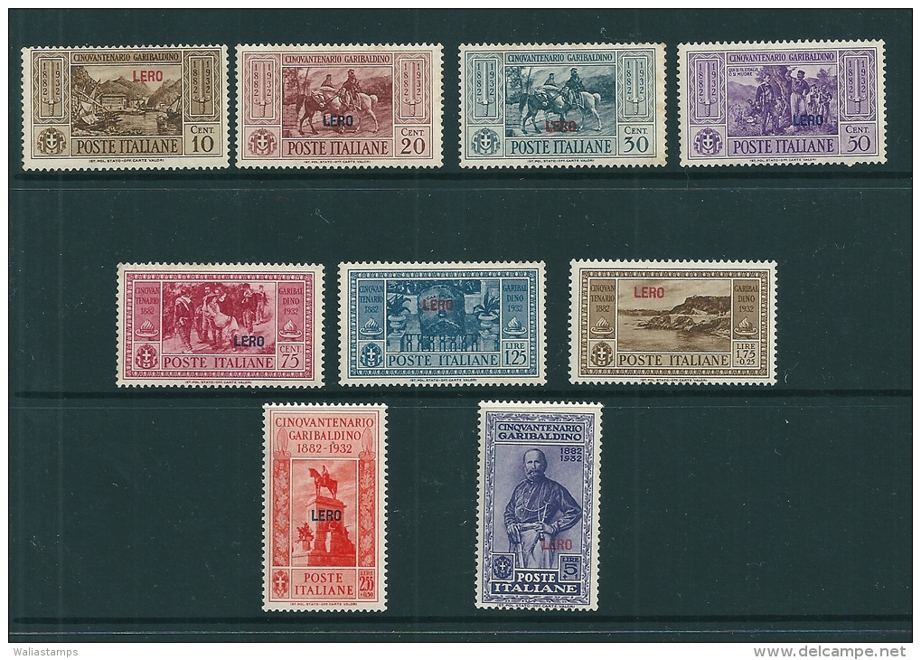 Lipso 1932 Garibaldi  SGF 89-98 MM - Aegean (Lipso)