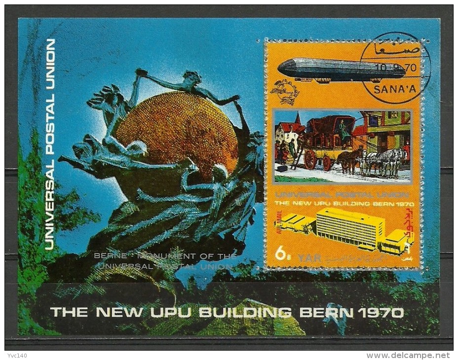 Yemen ; 1970 Inaug. Of New UPU Headquarters Building, Berne - UPU (Union Postale Universelle)