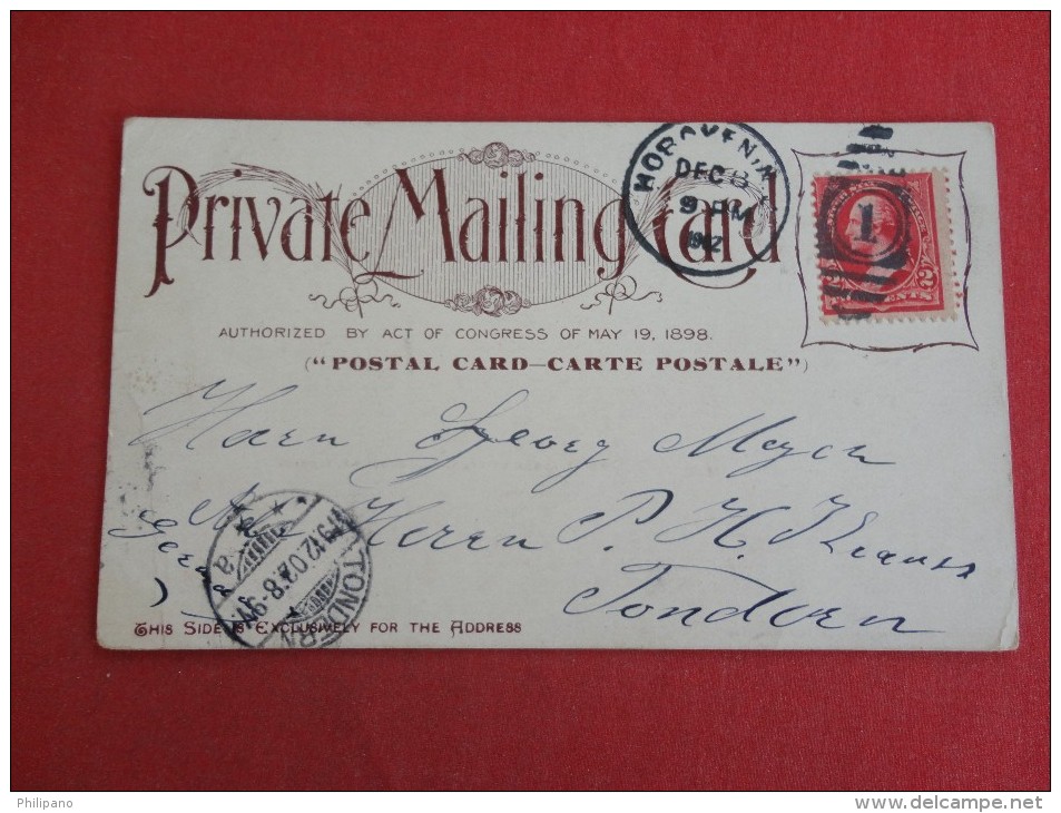 Private Mailing Card 1902 Cancel - Florida> St Augustine  Hotel Ponce De Leon-ref 1352 - St Augustine