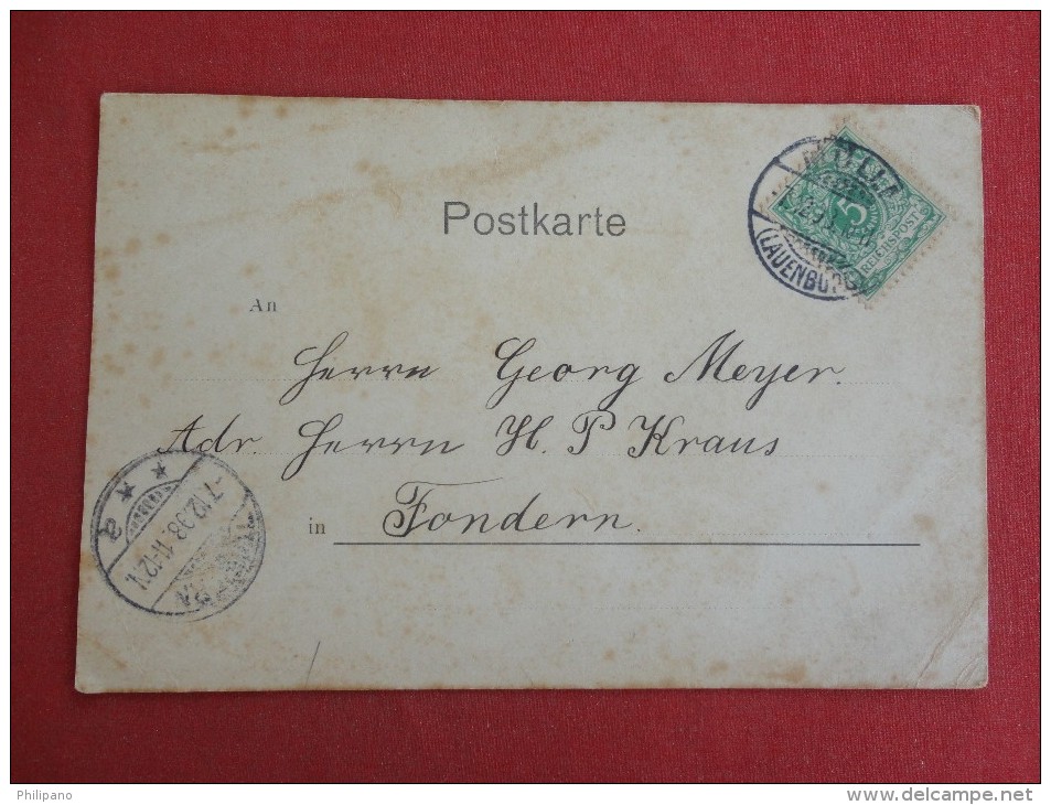 Germany > Schleswig-Holstein> Moelln  1902 Germany Stamp & Cancel Ref 1352 - Moelln