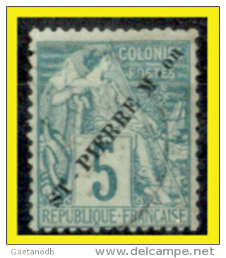 S.-Pierre-&-M.-012  -  1891 - Y&T: N.21 (Privo Di Difetti Occulti) - Netti € 5,00 - Used Stamps