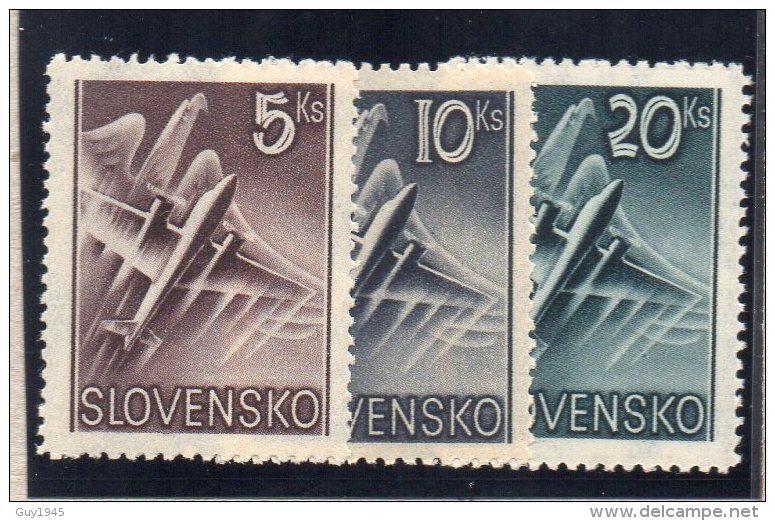 SLOVAQUIE : PA N° 7/9 ** - Unused Stamps