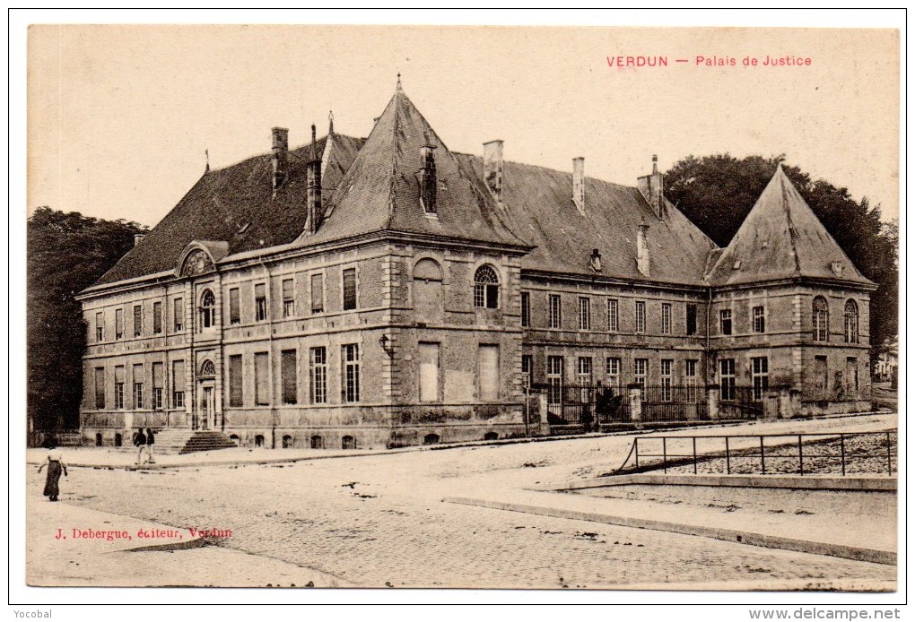 CP, 55, VERDUN, Palais De Justice, Vierge - Verdun