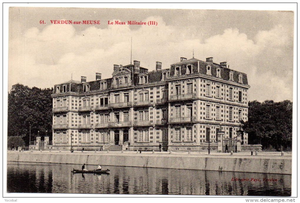 CP, 55, VERDUN-sur-MEUSE, Le Mess Militaire, Vierge - Verdun