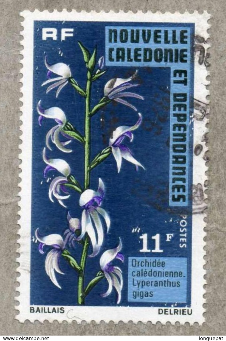 NOUVELLE-CALEDONIE Orchidées : Lyperanthus Gigas - Used Stamps