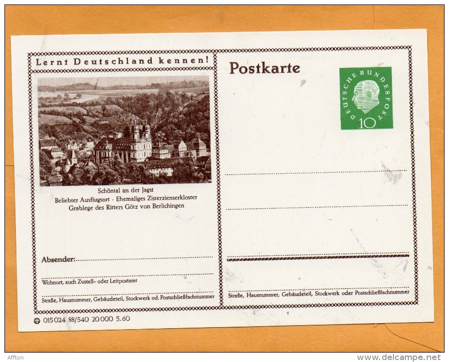 Germany Old Card - Illustrated Postcards - Mint