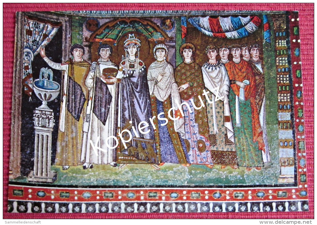 Ansichtskarte Foto Postkarte Italien Ravenna S. Vitale Kaiserin Theodora Mit Ihrem Gefolge - Ravenna