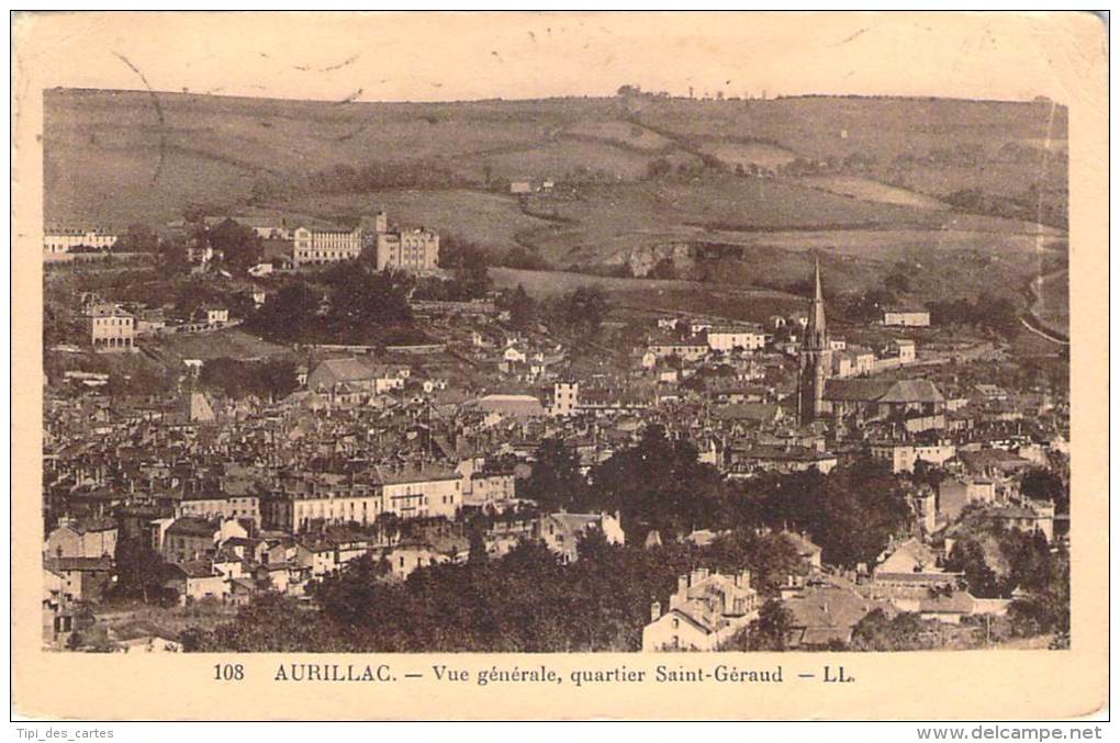 15 - Aurillac - Vue Générale, Quartier Saint-Géraud - Aurillac