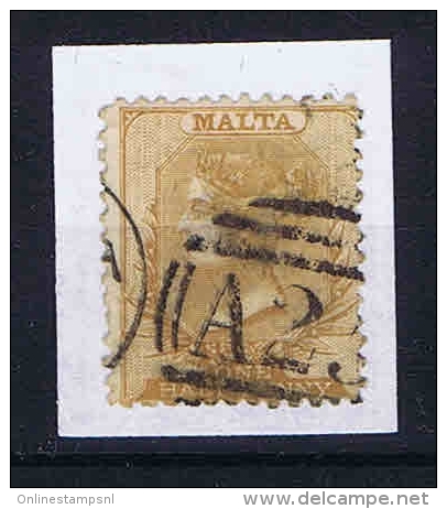 Malta, 1863  Mi 2 A Used. Perfo 12,50 - Malte (...-1964)