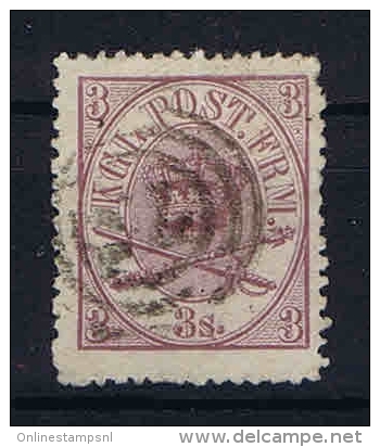 Denmark: 1864, Mi Nr 12 A, Yv. 12  Used Perfo 13, - Gebraucht