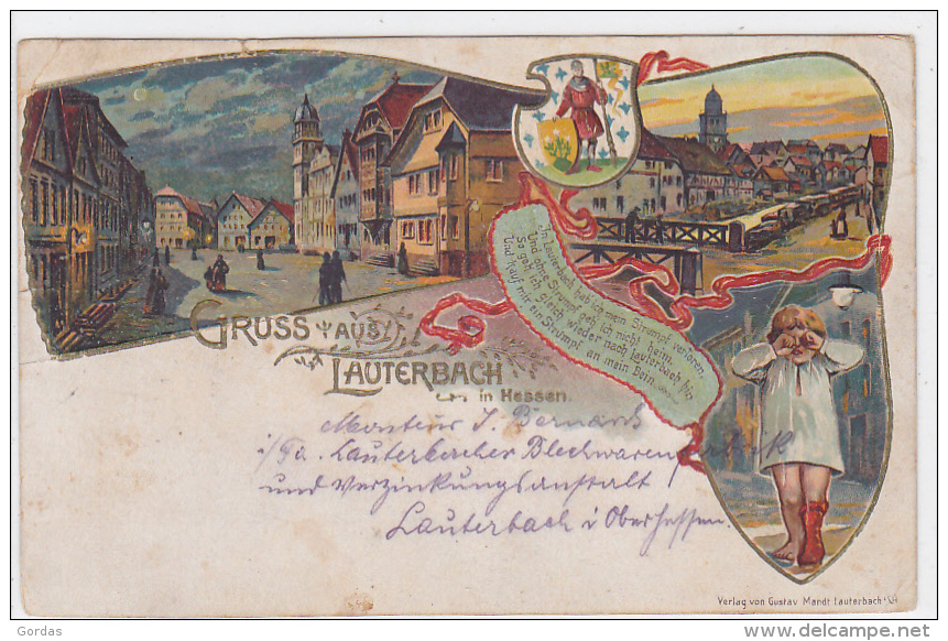 Germany - Lauterbach - Embosed Postcard - Lauterbach