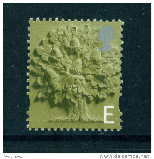 GREAT BRITAIN (ENGLAND)  -  2001 To 2002  Oak Tree  'E'  Used As Scan - England