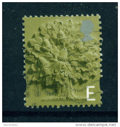 GREAT BRITAIN (ENGLAND)  -  2001 To 2002  Oak Tree  'E'  Used As Scan - Engeland