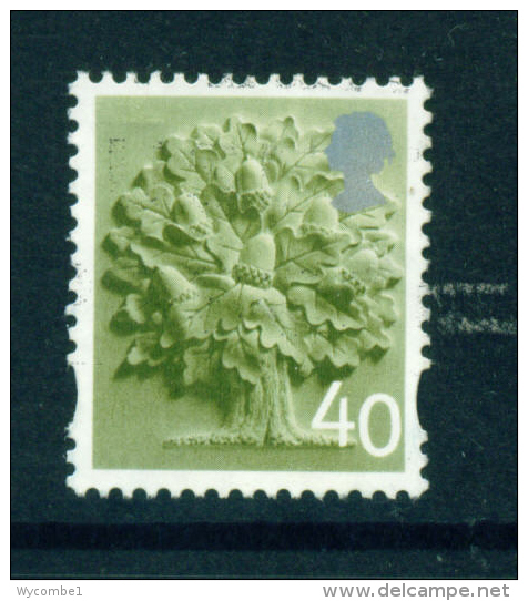 GREAT BRITAIN (ENGLAND)  -  2003+  Oak Tree  40p  Used As Scan - England