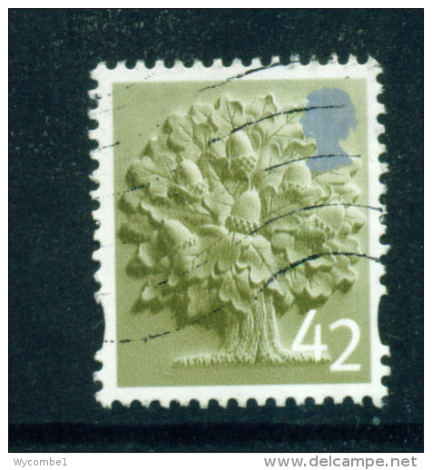 GREAT BRITAIN (ENGLAND)  -  2003+  Oak Tree  42p  Used As Scan - England