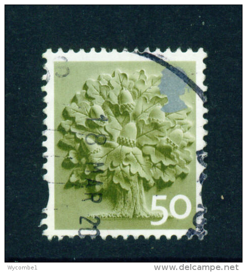 GREAT BRITAIN (ENGLAND)  -  2003+  Oak Tree  50p  Used As Scan - England