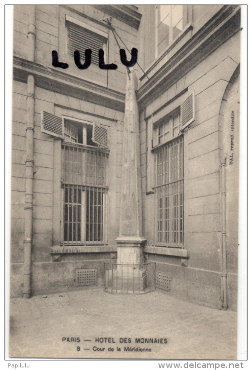 Paris , Hotel Des Monnaies , Cour De La Méridienne - Coins (pictures)