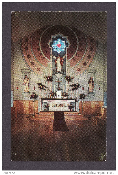 SHERBROOKE - QUÉBEC - BEAUVOIR - INTÉRIEUR DU SANCTUAIRE DU SACRÉ COEUR - PHOTO DICK GORDON - Sherbrooke