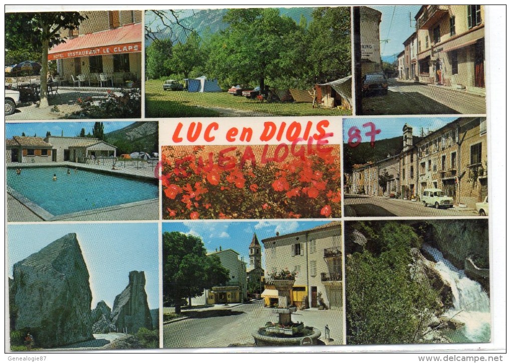 26 - LUC EN DIOIS - RESTAURANT LE CLAPS -PISCINE - Luc-en-Diois