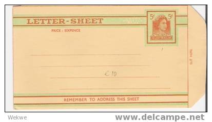 Au060 / Letter-Sheet Nr. 1 Ungebraucht ** - Postal Stationery