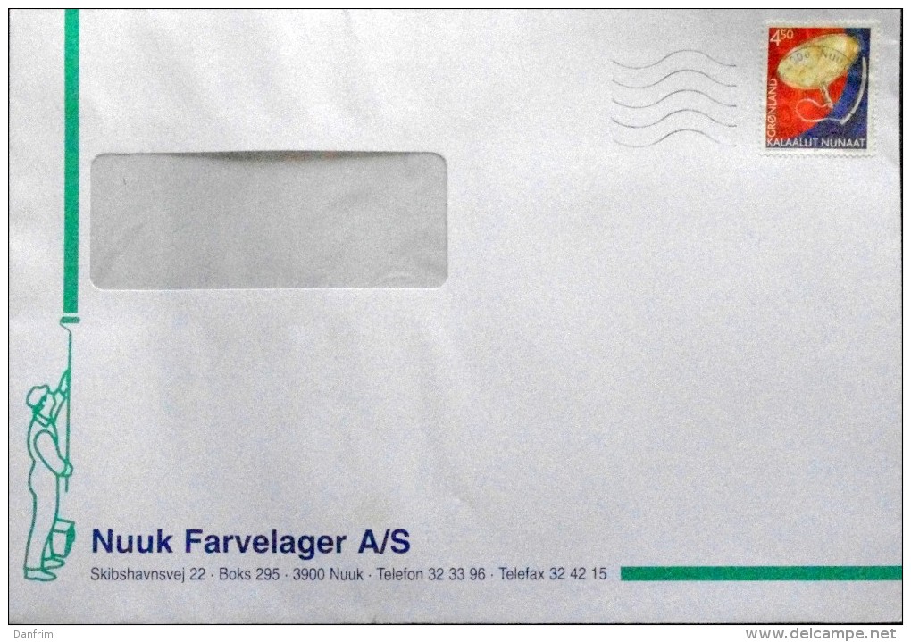 Greenland 2003  Letter To Denmark Minr.379  Nuuk 29-01-2003  ( Lot 3346 ) - Covers & Documents