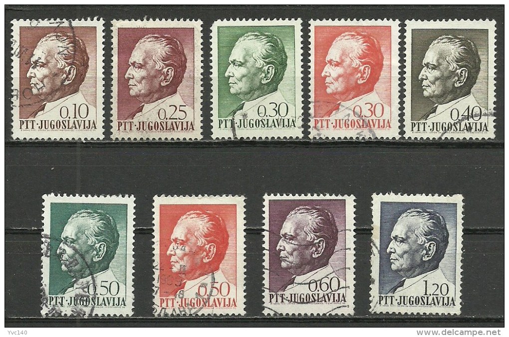 Yugoslavia; 1967 Pres. Tito's 75th Birthday - Oblitérés