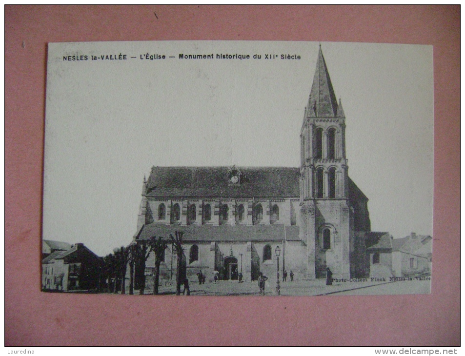 CP   NESLES LA VALLEE  L EGLISE - Nesles-la-Vallée